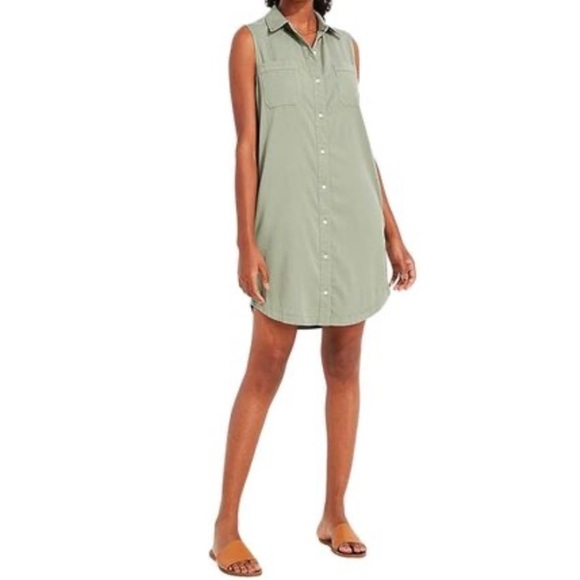Vineyard Vines Sleeveless Margo Dress (Sage Olive) - Size 8 - Picture 11 of 11